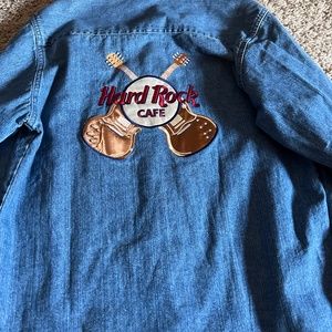 Hard Rock Cafe denim shirt